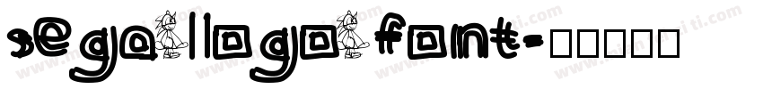 sega logo font字体转换